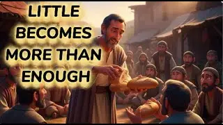 Elisha Feeds One Hundred Men 🍞✨ | The Miracle of Multiplication | 2 Kings 4:42-44 | Bible Story