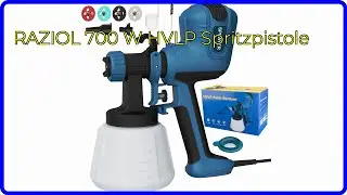 BEWERTUNG (2025): RAZIOL 700 W HVLP Spritzpistole. WESENTLICHE Einzelheiten