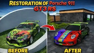 Abandoned Porsche 911 GT3 RS RESTORED 😍 | Before vs After in car Simulator 2
