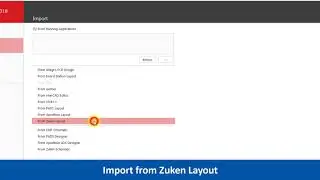 Import Zuken Layout