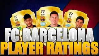 FIFA 16 - Player Rating Predictions | FC Barcelona w/ Messi, Neymar, Suarez & more!