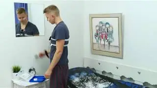 Yöpolygrafialaitteen pukeminen