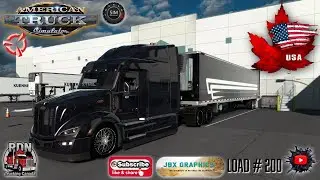 American Truck Simulator  RDN Trucking Canada. Columbia MO to Wichita KS  Load # 200