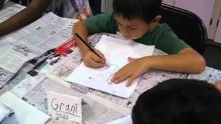 Children's Summer Art Camp-with Gretchen Neal-Architecture theme camp- Ormond beach, Fla.
