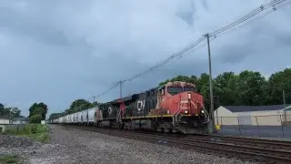 Railfanning the Chicago line between Mishawakea and South Bend Indiana with CN A440, and BNSF power