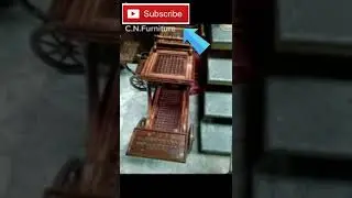 Different styles of wooden Tea Trolleys
