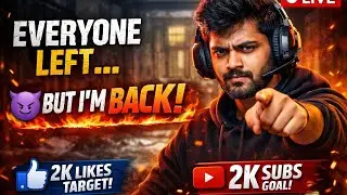 &ldquo;Everyone Left&hellip; But I&rsquo;m Back 😈🔥 | Live with vivekso4520p Gaming | 2K Likes & 2K Subs Target&rdquo;