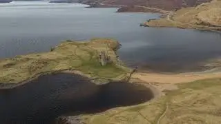Ardvreck Castle and Calda House in Sutherland