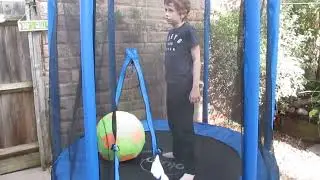Jackson Walsh on his trampoline back in 2019