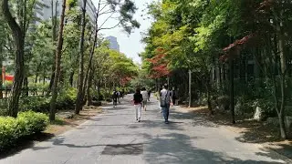 Walk from Ilsan Station to Kintex Convention Center Seoul Korea 일산역에서 킨텍스까지