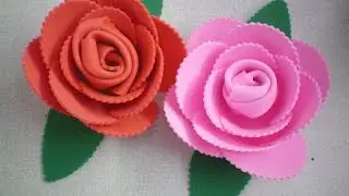 Flores de EVA sem usar cola