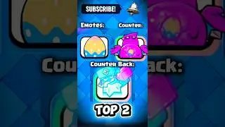 Part6 Counter Back Emotes Clash Royale | #clashroyale #supercell #clashroyalememes