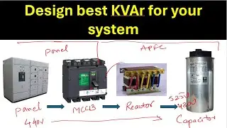 Design best KVAr for your system - Capacitor KVAr