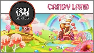 GSPro Kids Course Candy Land Flyover