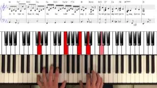 Sonjas Sang til Julestjernen - pianotutorial