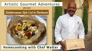 Mediterranean Style Cod Baked in Parchment Recipe