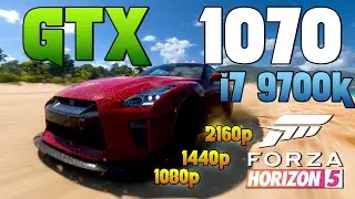 Test GTX 1070 + i7 9700K  Forza Horizon 5  l 1080p l 1440p l 2160p l