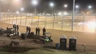 Final Main at Charlotte Dirt Track 11.2.25 (engine failure for Presnell) 