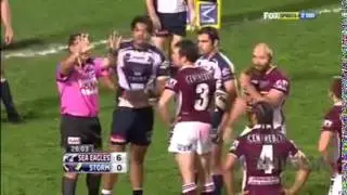 What happens when 2 rugby players get sent off together