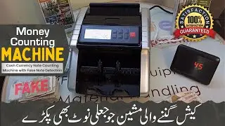Cash Counting Machine with Fake Note Detection in Pakistan. Portable, Light Weight Counting Machine.