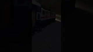 Driving train in night mode #shortvideo #indiantractor