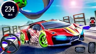🔥 Superhero GT Car Mega Ramp Stunts - Impossible Racing 3D Challenge!