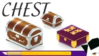 Papercraft | Pirate Chest |  宝箱 (トレジャーチェスト)