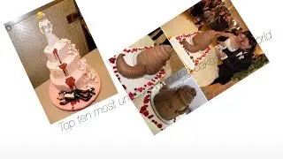 Top 10 most unusual wedding cakes in the world
