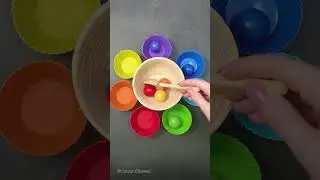 🌈 Satisfying Color Sorting  ASMR 🤩