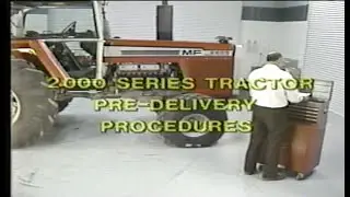 Massey Ferguson 2000 Series Pre-delivery Inspection 1980 Training Video
