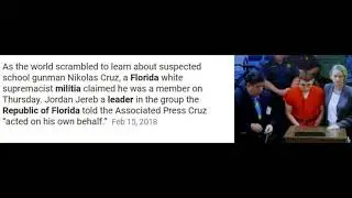 Republic of Florida Militia supports terrorism screen shots; Jordan Jereb Gets Arrested by FBI