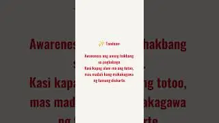 BUILD Awareness | Ang Simula ng Tagumpay #shorts | Ginhawa Pinoy