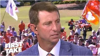 Dabo Swinney: The 'Fair Pay to Play Act' wouldn't work in college athletics right now | First Take