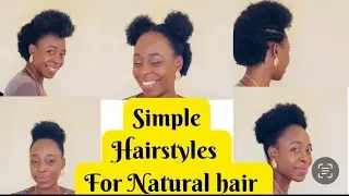 7 SUPER QUICK AND EASY HAIRSTYLES FOR SHORT NATURAL HAIR (TYPE 4A/4B/4C) NO GEL!!!