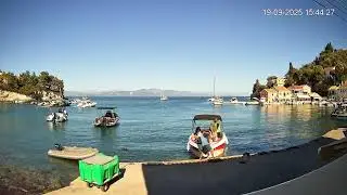 Loggos, Paxos Webcam | Live Streaming | Panos Boats & Trips
