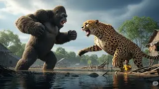 King Kong vs Leopard and&ndash; Jurassic World Fan Movie (4K)2025
