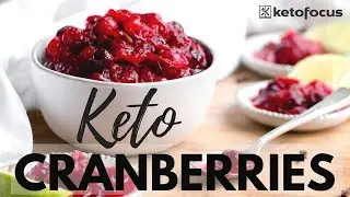 SUGAR FREE CRANBERRY SAUCE | KETO CRANBERRY SAUCE | Keto Thanksgiving Sides