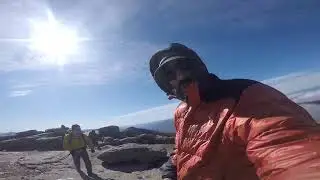 A Windy and Beautiful Day on Mt Lafayette 5260-foot NH