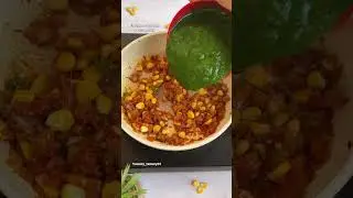 Palak corn ki sabzi😋 #spinachcorn #palakkisabji #lunchideas #easydinnerrecipes #foodfood