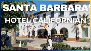 SANTA BARBARA- Hotel Californian OCEANVIEW Room tour | Hotels in Santa Barbara California