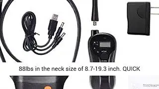 WOLFWILL 100% Waterproof Rechargeable Humane Remote Dog Training Collar