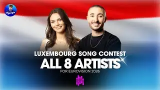 🇱🇺 Luxembourg Song Contest 2026: All 8 Artists  / All d&eacute;i 8 K&euml;nschtler
