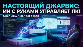 НАСТОЯЩИЙ ДЖАРВИС: Этот ИИ сам управляет твоим ПК! 🤖 Разбор OpenClaw (Moltbot, ClawBot)