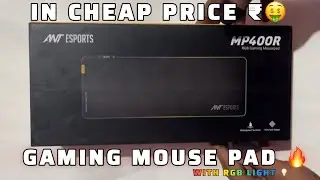 🔥Mouse Pad With COOL RGB LIGHT 🔥 | THIS is FOR Real GAMER 🥰 #mousepad #gaming #bgmi