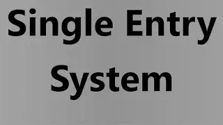 Single Entry system| Statement of affairs |Problem with solution