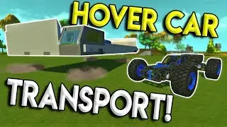 HOVER CAR TRANSPORT, MECH WALKER, and DUNE BUGGY! - Scrap Mechanic Gameplay - Best Creations