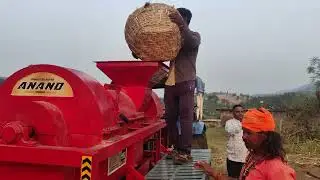 Mini Tractor Maize Thresher | मिनी ट्रैक्टर मक्का थ्रेशर Result | 55 Quintal/Hour Output Demo 2025