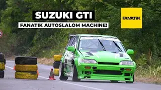 Race against the weather! Suzuki Swift gti - Autoslalom Pescara 2023 - Milos Sovilj