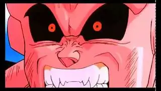 Majin Buu versus the incredible fighting candy Vegito