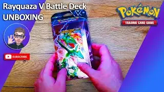 Pok&eacute;mon Rayquaza V Battle Deck Unboxing | Pokemon TCG UNBXNG-017